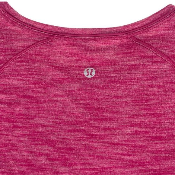 Lululemon Another Mile Short Sleeve - Heathered Violet Red - Picture 10 of 11